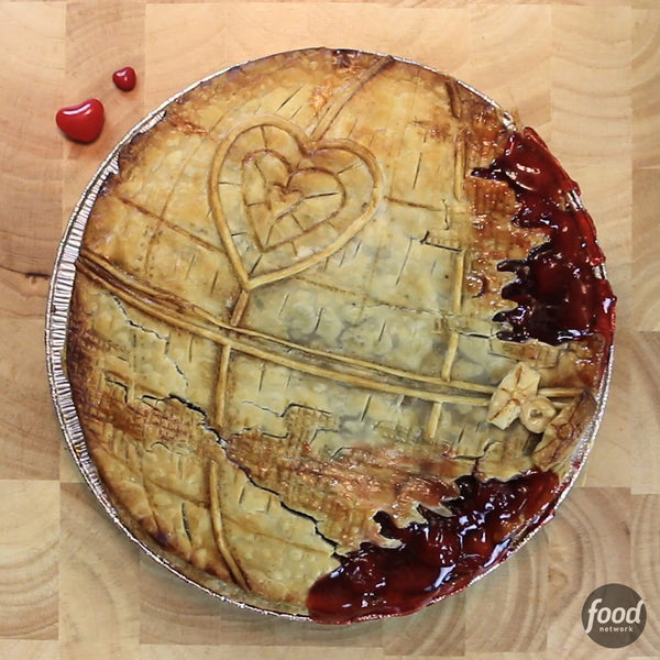 Death Star Valentine's Pie for the Food Network