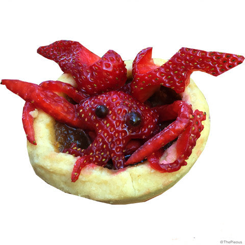 Strawberry C'thulhu Pie Toppers